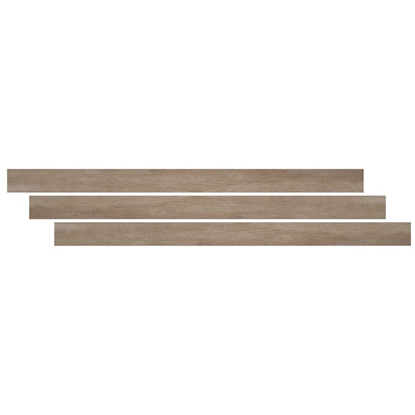 Ackland 1.03 in. T x 94 in. L x 2.23 in. W Refined Oak Luxury Vinyl Flooring Trim Over Lapping Stair Nose AKVTVREOA-OSN - main